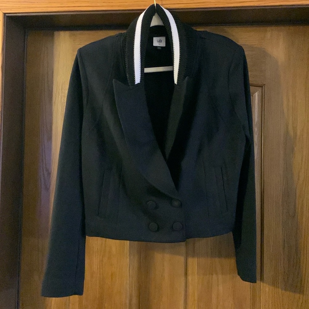 CAbi BLACK TIE JACKET SZ 12